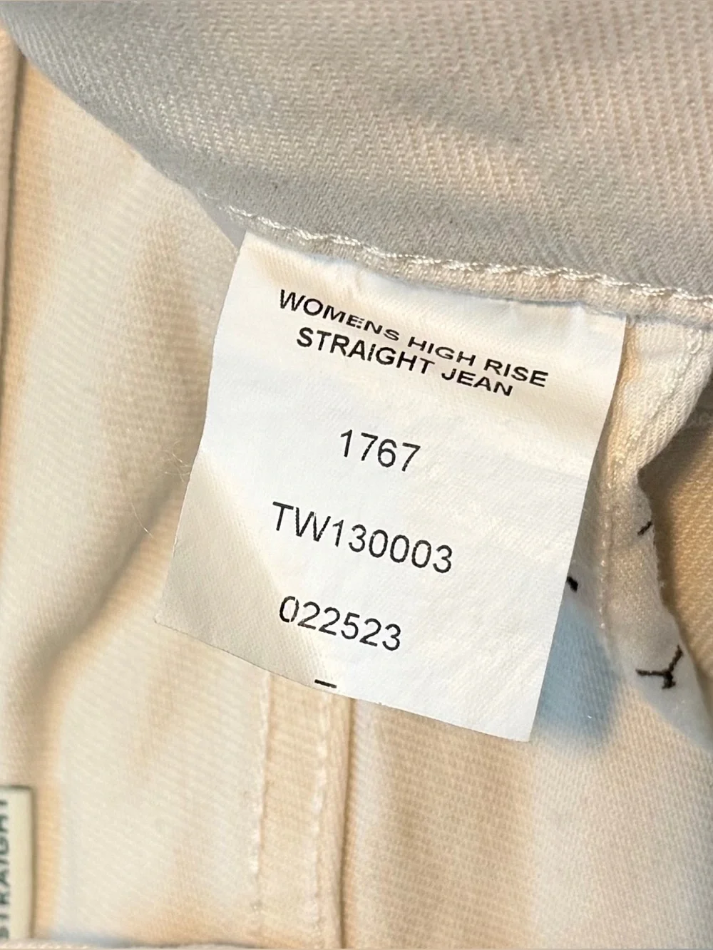 Tecovas Jeans Womens 25 White Straight Leg Western Cowgirl Rodeo High Rise Rider
